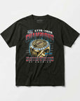 Washed Black Oversized Garment-Dyed T-Shirt