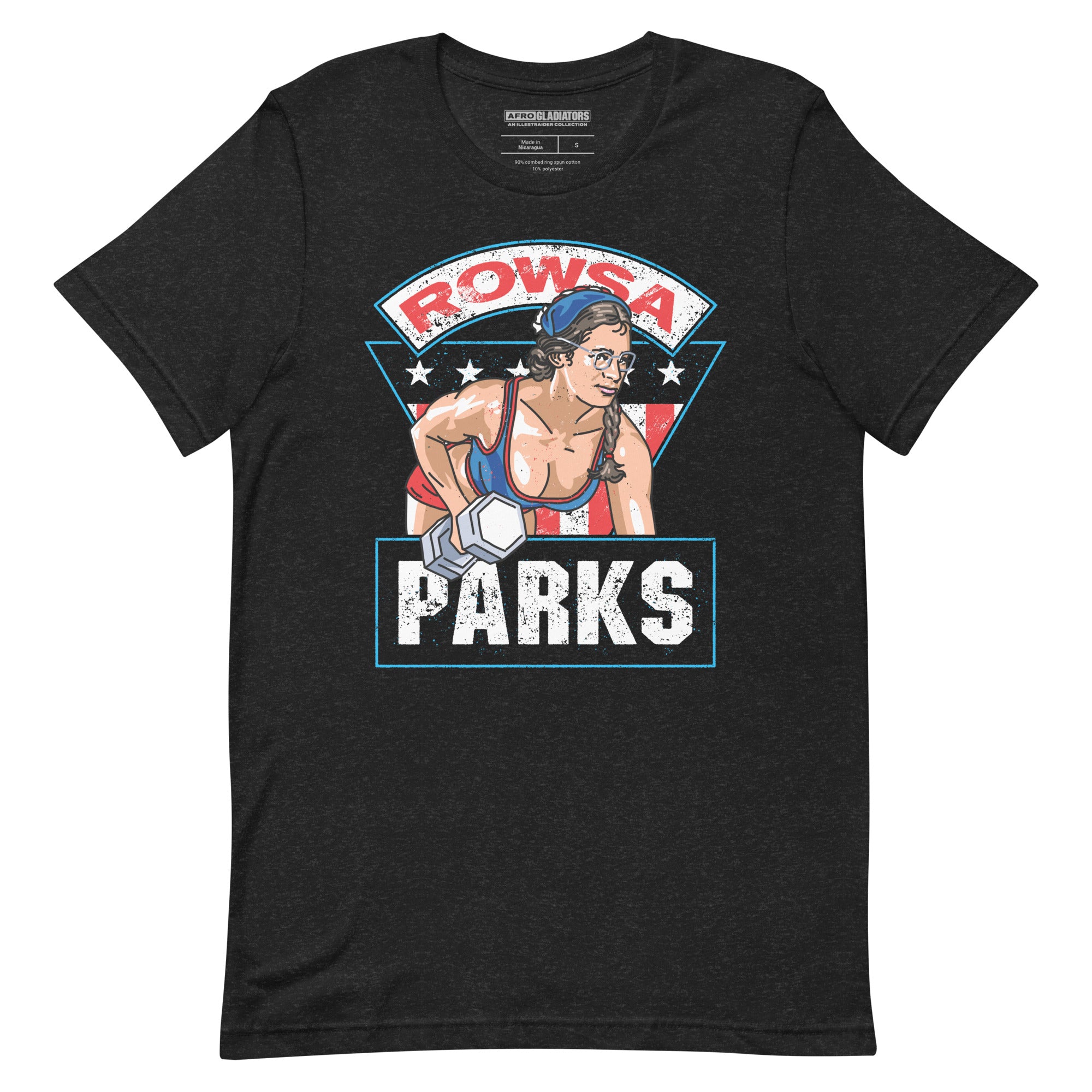 Rosa &quot;Dumbbell Rowsa&quot; Parks T-Shirt