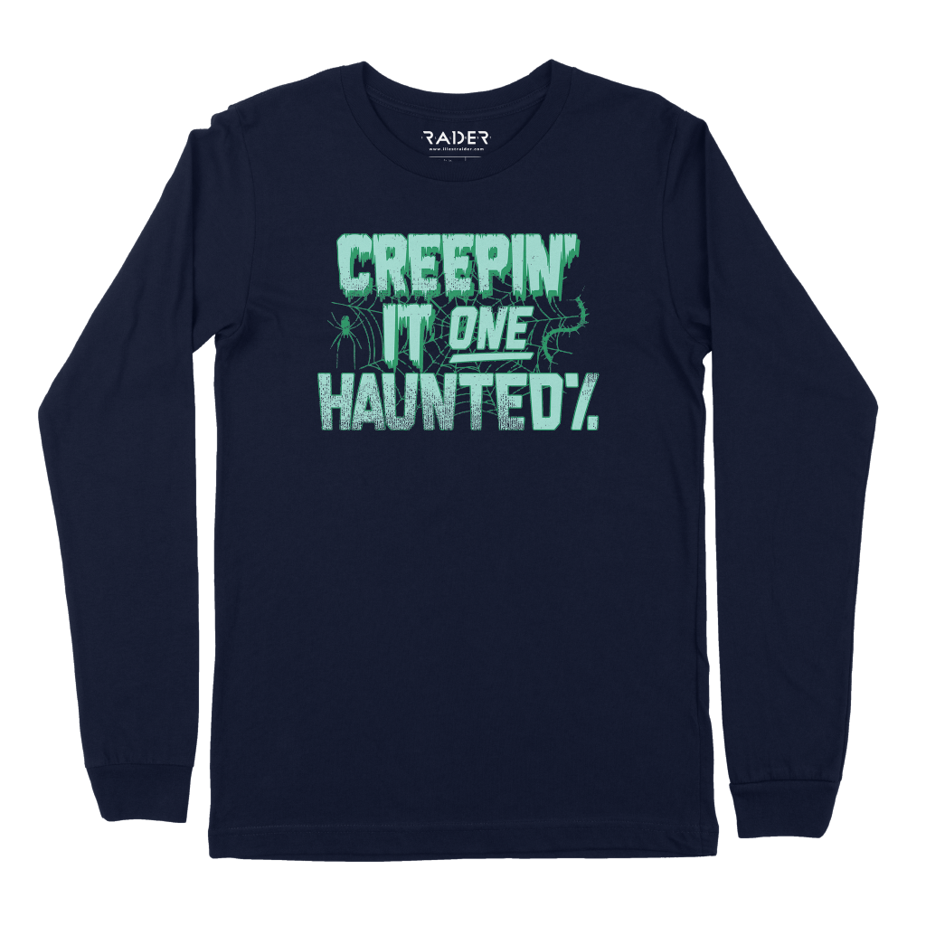 Creepin&#39; It One Haunted Percent Long Sleeve