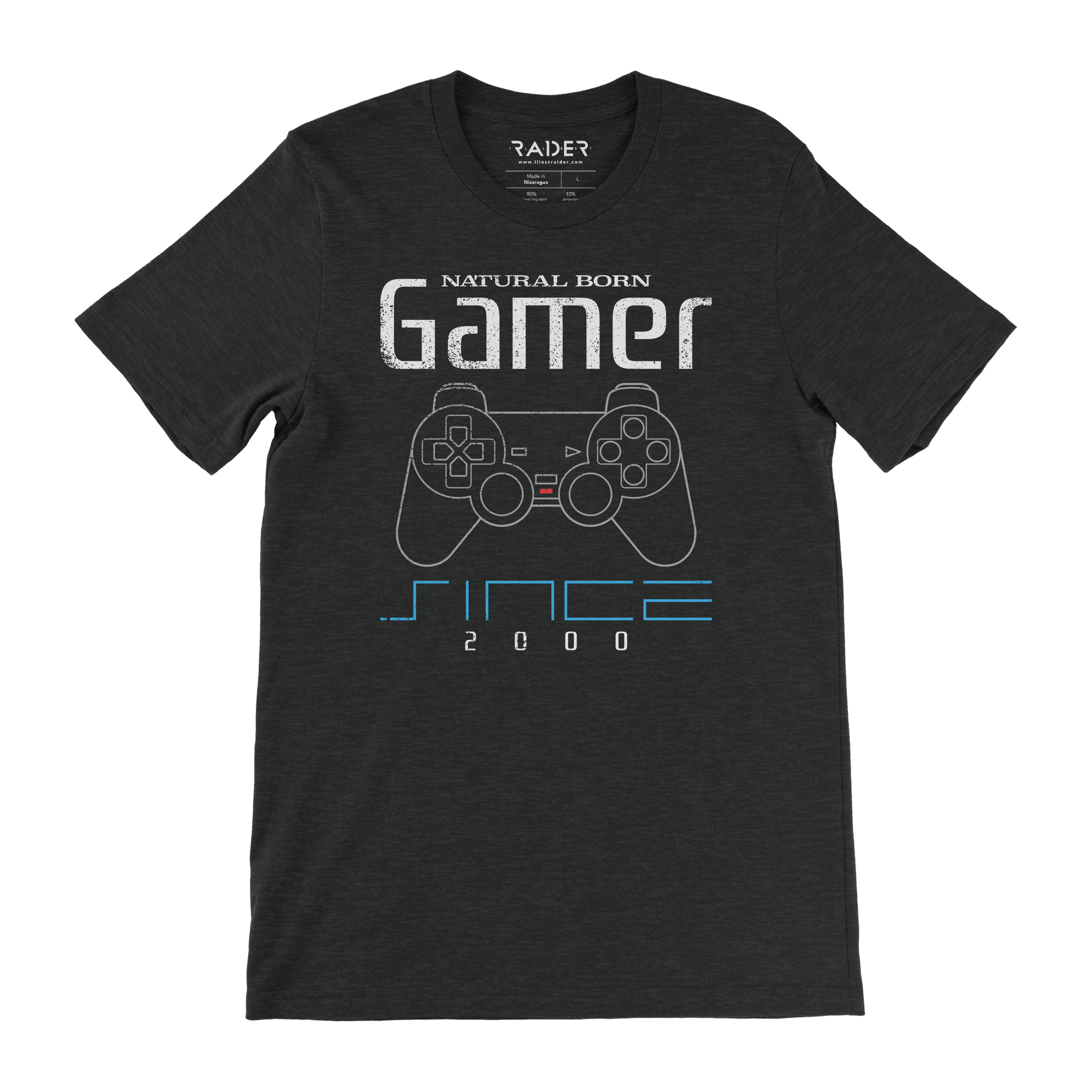 Natural Born Gamer Since 2000 Unisex Tee