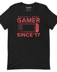 Natural Born Gamer Since '17 Unisex Tee