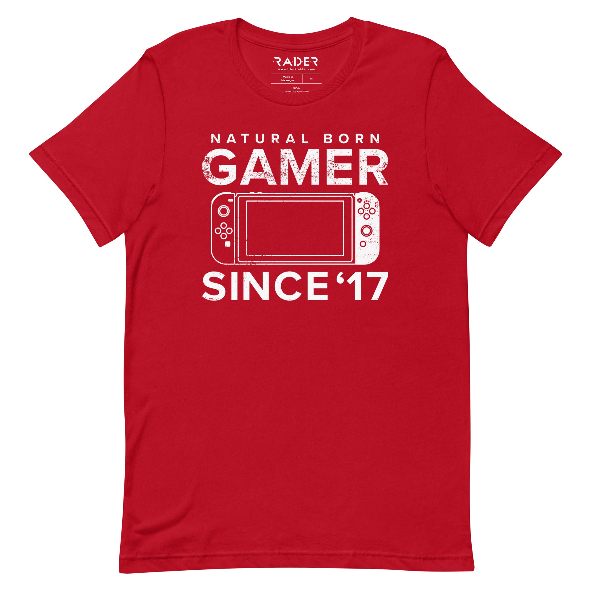 Natural Born Gamer Since &#39;17 Unisex Tee