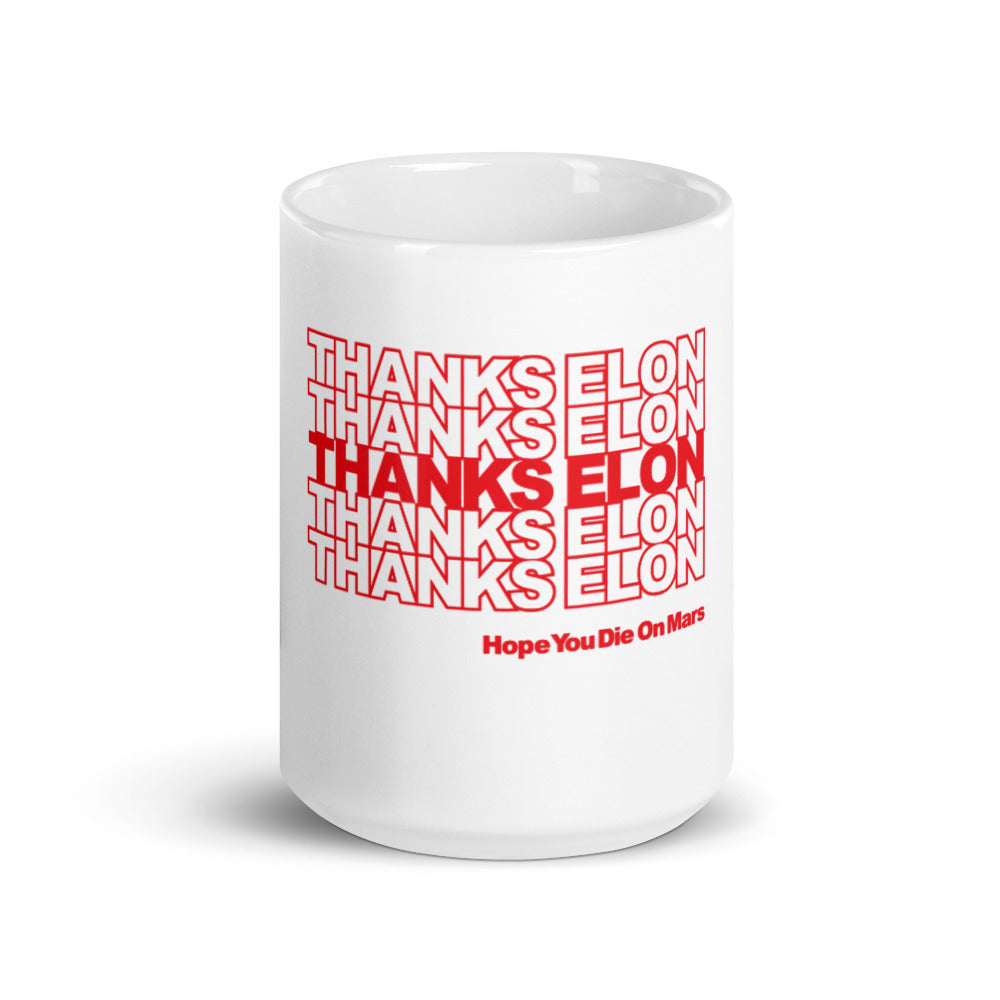 Thanks Elon mug