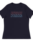 Beware of Mermaid Neon Women's T-Shirt