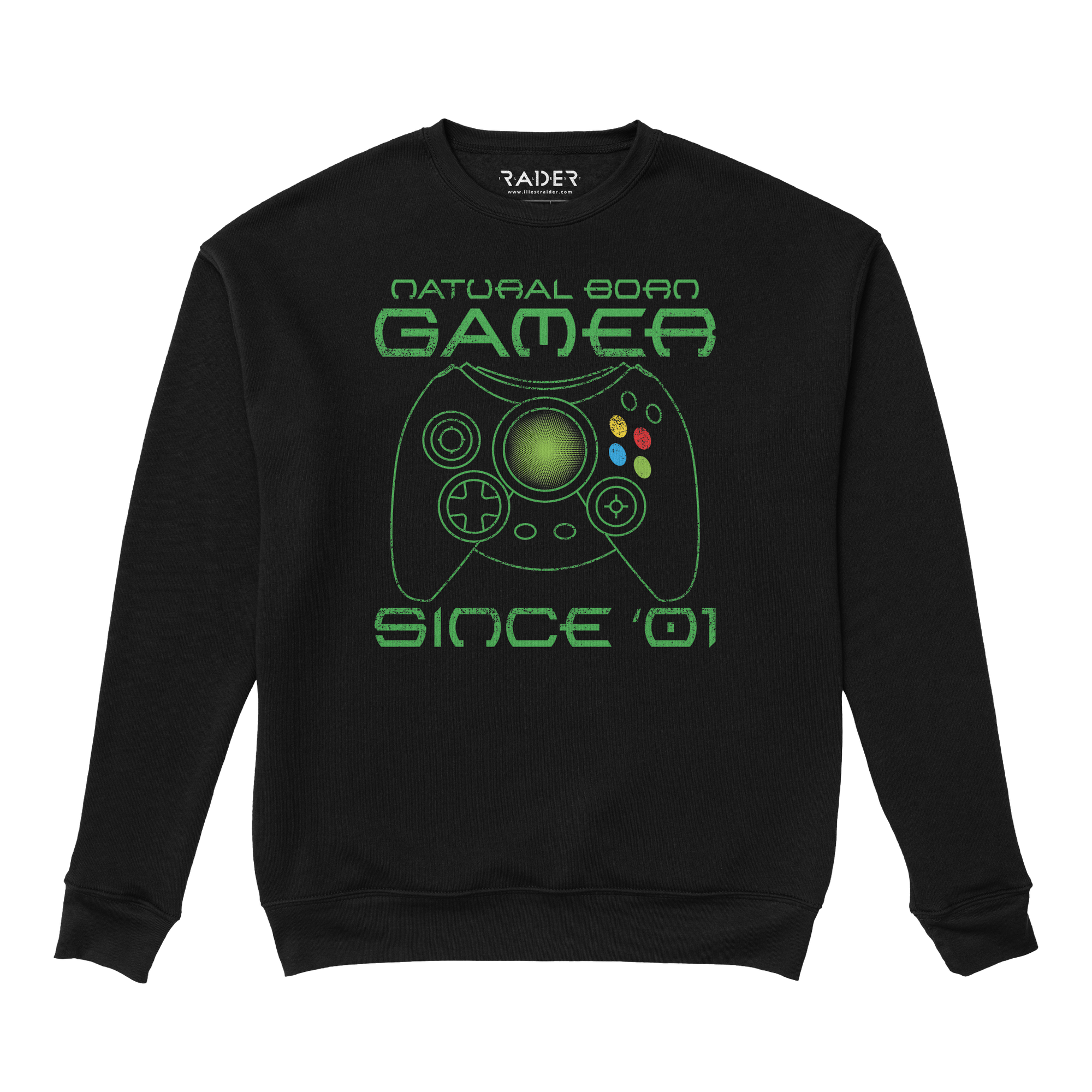Natural Born Gamer Since &#39;01 V2 Sweatshirt