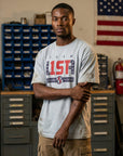 Steve: 6’0 wearing size L