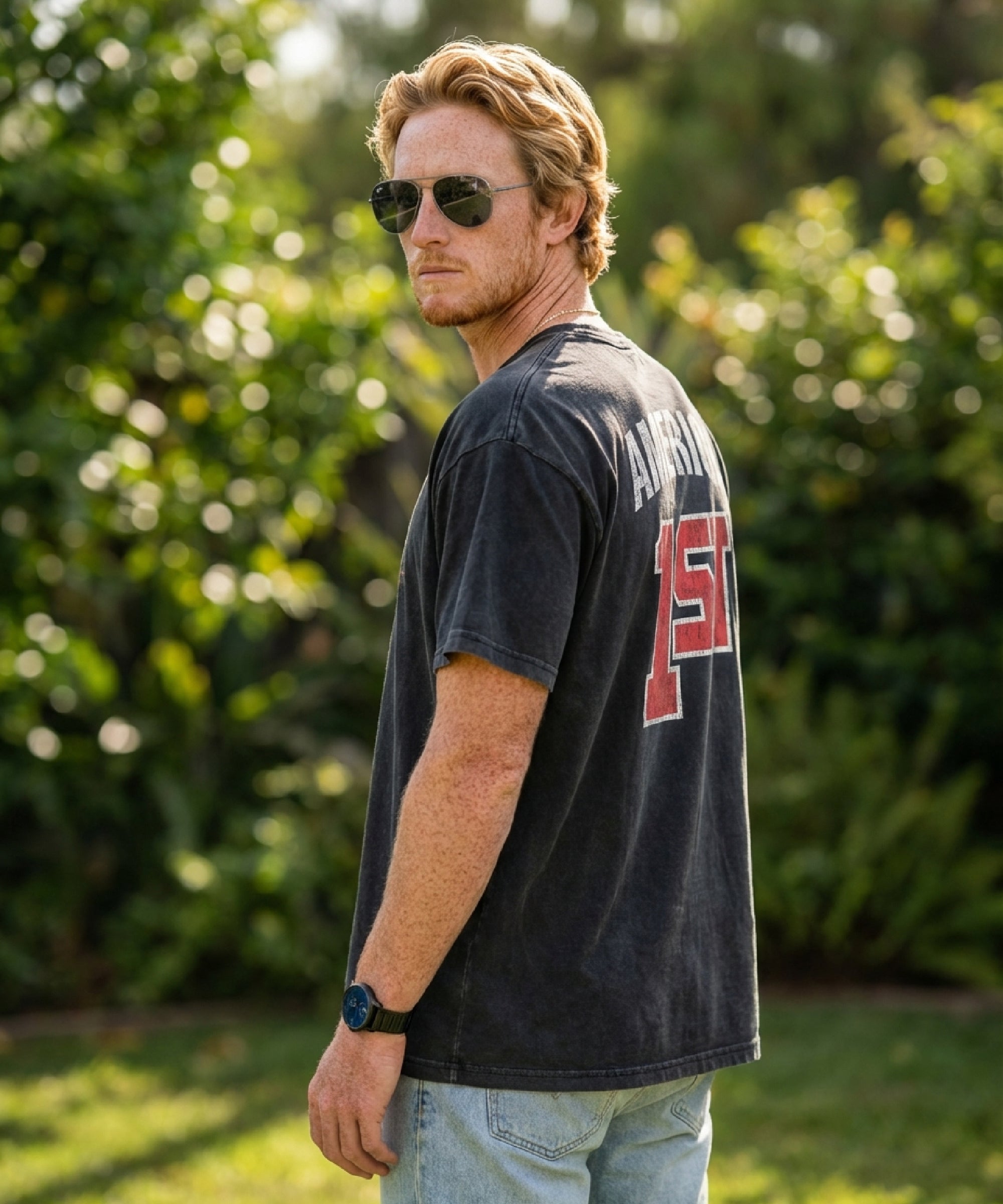 Tyler: 6’1 wearing size L