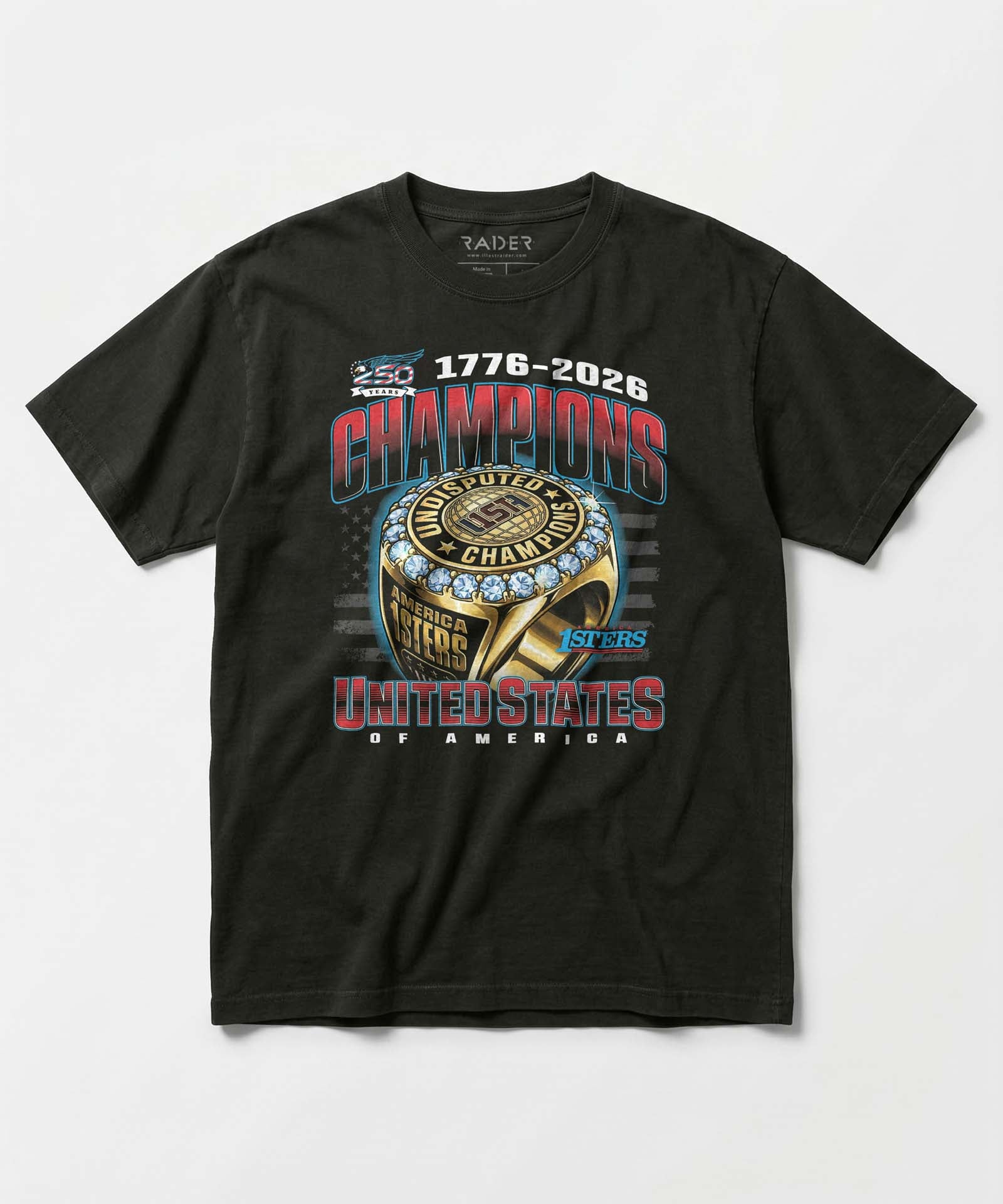 Washed Black Oversized Garment-Dyed T-Shirt