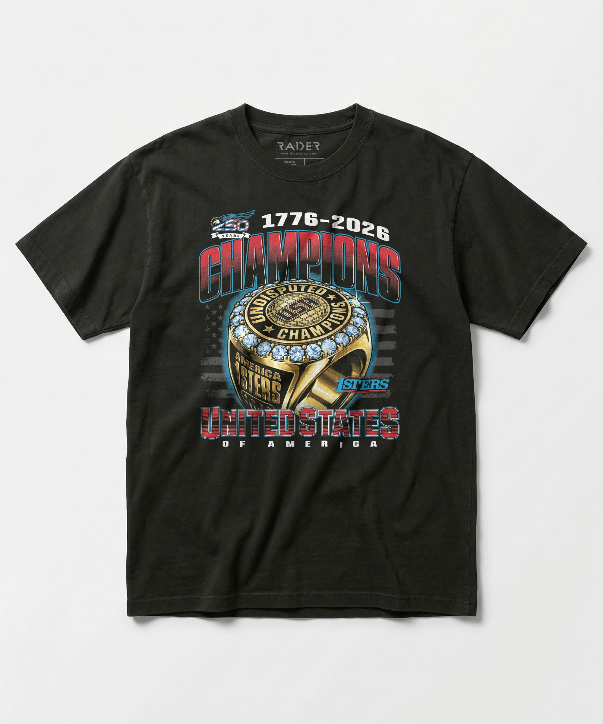 Washed Black Oversized Garment-Dyed T-Shirt