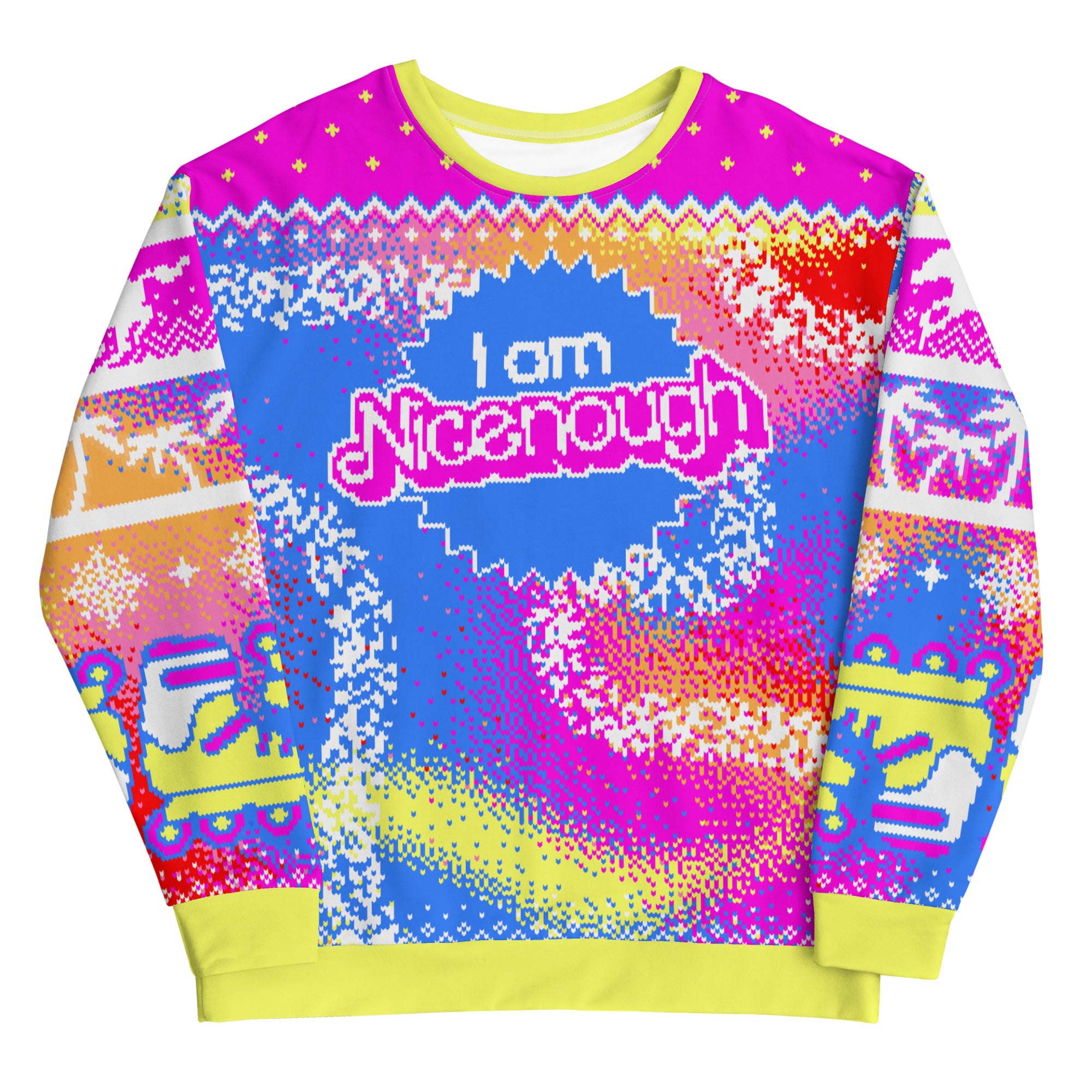 I am Nicenough Ugly Christmas Sweatshirt