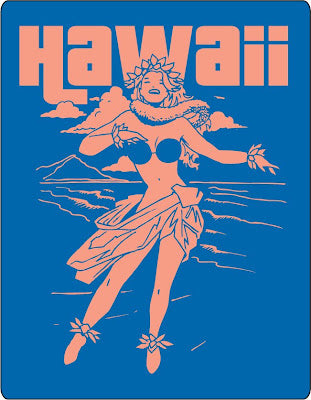 Hawaii Hula Girl — artwork from Ade Deen's MV Sport archive