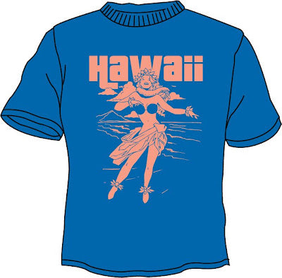 Hawaii Hula Girl — apparel application from Ade Deen's MV Sport archive