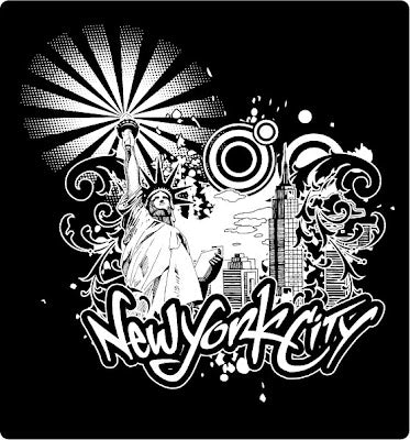 New York Burst — artwork from Ade Deen's MV Sport archive