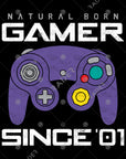 Natural Born Gamer Since '01 Women's T-Shirt