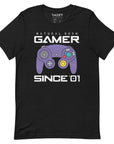 Natural Born Gamer Since '01 Unisex Tee